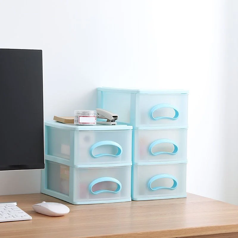 Classeur vertical en plastique avec tiroirs pour la maison et le bureau Clearhalo