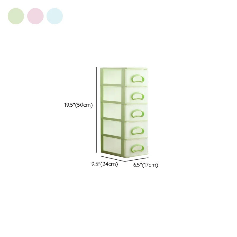 Classeur vertical en plastique avec tiroirs pour la maison et le bureau Clearhalo