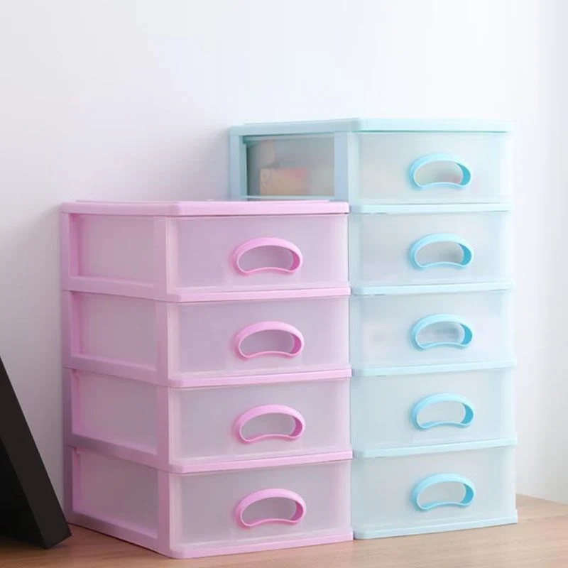 Classeur vertical en plastique avec tiroirs pour la maison et le bureau Clearhalo