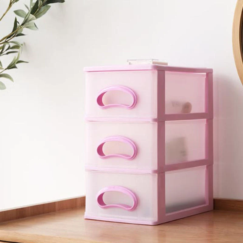 Classeur vertical en plastique avec tiroirs pour la maison et le bureau Clearhalo