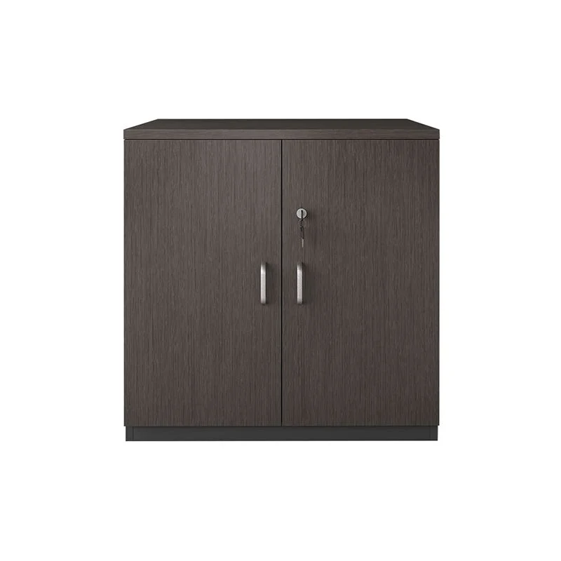 Classeur vertical de style industriel, classeur de stockage verrouillable en bois Clearhalo