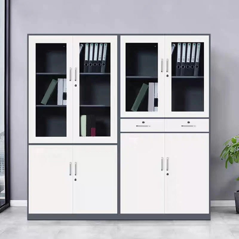 Classeur vertical de style moderne, classeur résistant au feu en métal Clearhalo