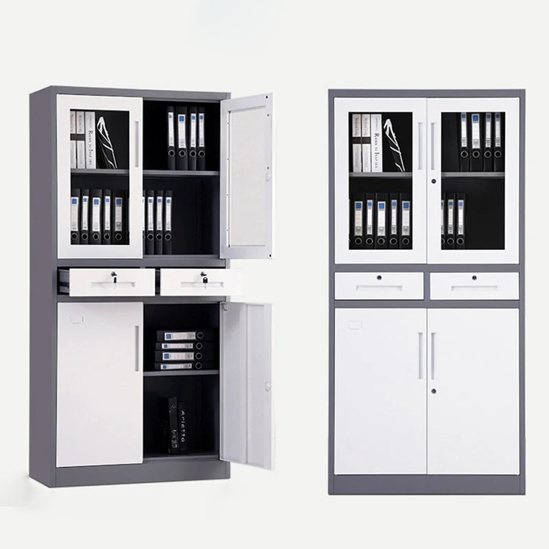 Classeur vertical de style moderne, classeur résistant au feu en métal Clearhalo