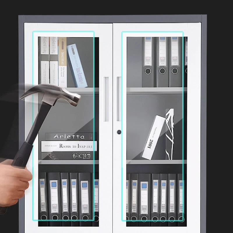 Classeur vertical de style moderne, classeur résistant au feu en métal Clearhalo