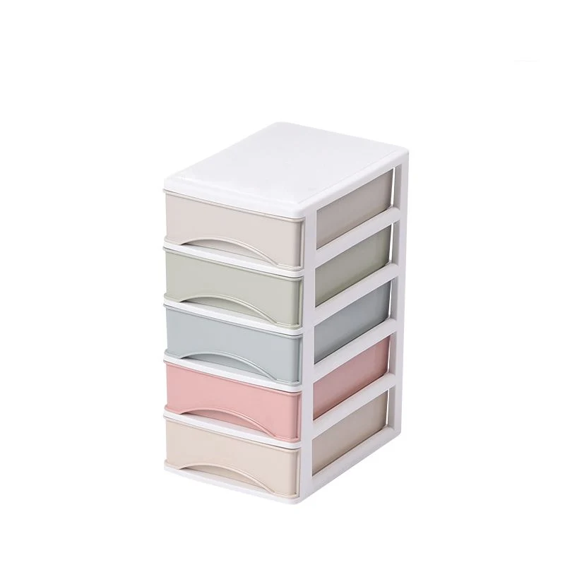 Classeur vertical à tiroirs en panneau de couleur, classeur en plastique pour le bureau et la maison Clearhalo
