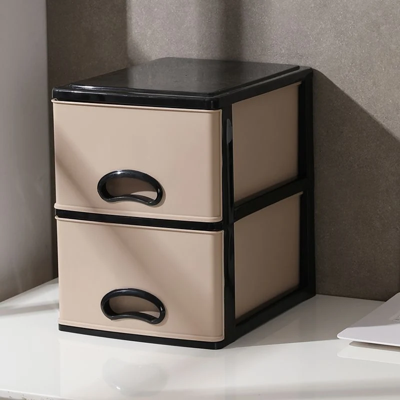 Classeur vertical à tiroirs en plastique, classeur pour la maison et le bureau Clearhalo
