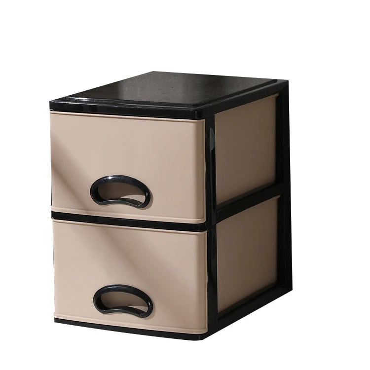 Classeur vertical à tiroirs en plastique, classeur pour la maison et le bureau Clearhalo