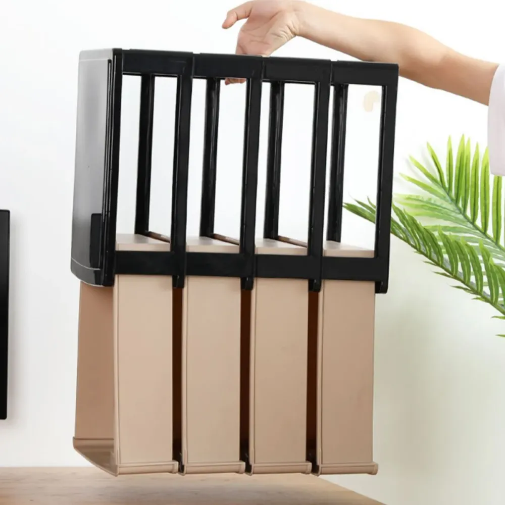 Classeur vertical à tiroirs en plastique, classeur pour la maison et le bureau Clearhalo