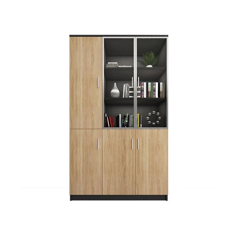 Classeur vertical traditionnel en bois avec étagères pour bureau Clearhalo