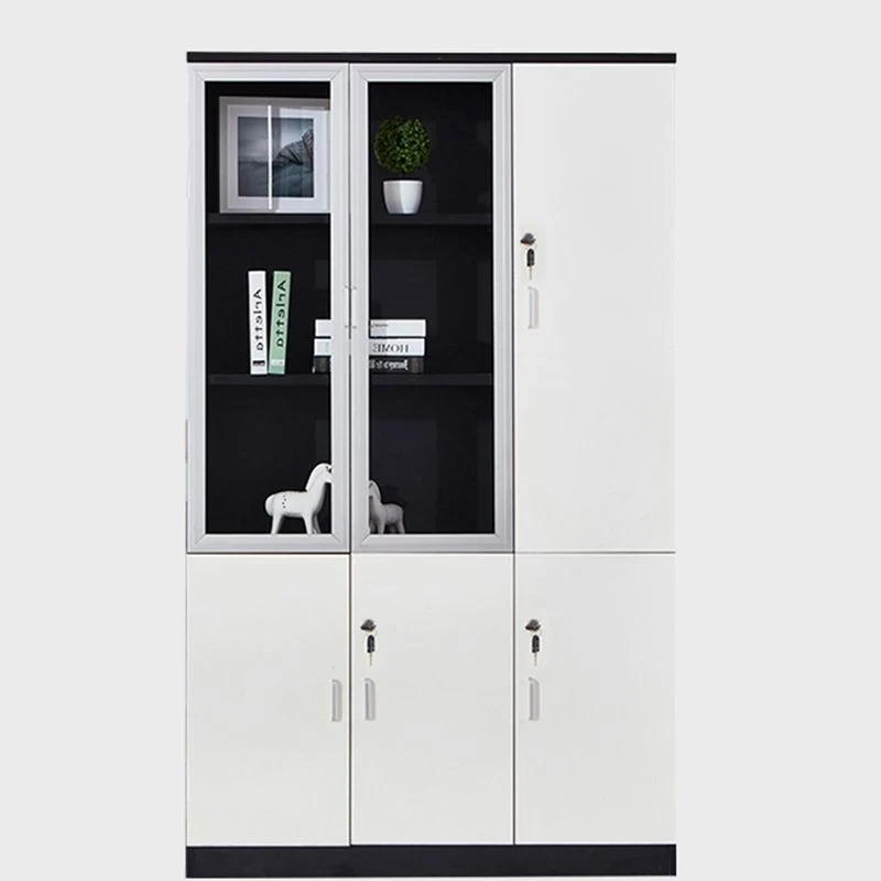 Classeur vertical traditionnel à cadre en bois avec étagères pour bureau Clearhalo