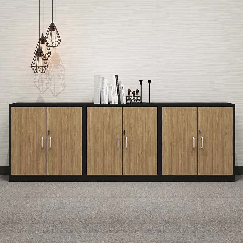 Classeur vertical traditionnel à cadre en bois avec serrure à clé pour le bureau Clearhalo
