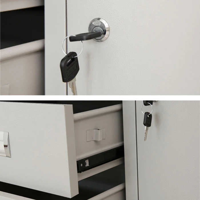 Classeur vertical traditionnel en métal pour le bureau à domicile Clearhalo