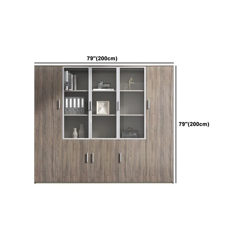 Classeurs contemporains Bureau de classeur vertical en bois massif Clearhalo