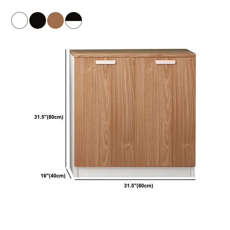 Classeurs contemporains à cadre en bois massif, classeur vertical avec serrure à clé Clearhalo