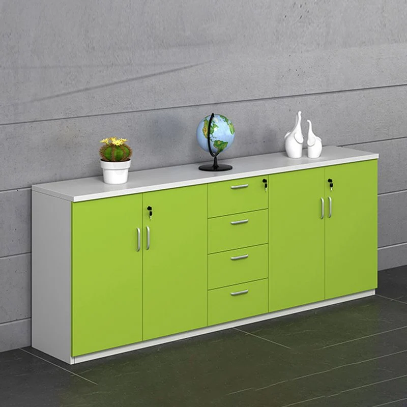 Classeurs contemporains cadre en bois massif serrure à clé classeur horizontal bureau Clearhalo