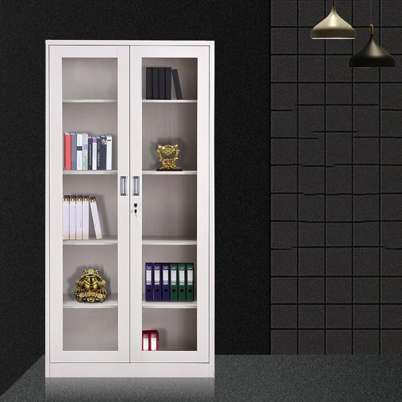Classeurs contemporains à cadre métallique, classeur vertical ignifuge avec serrure à clé Clearhalo