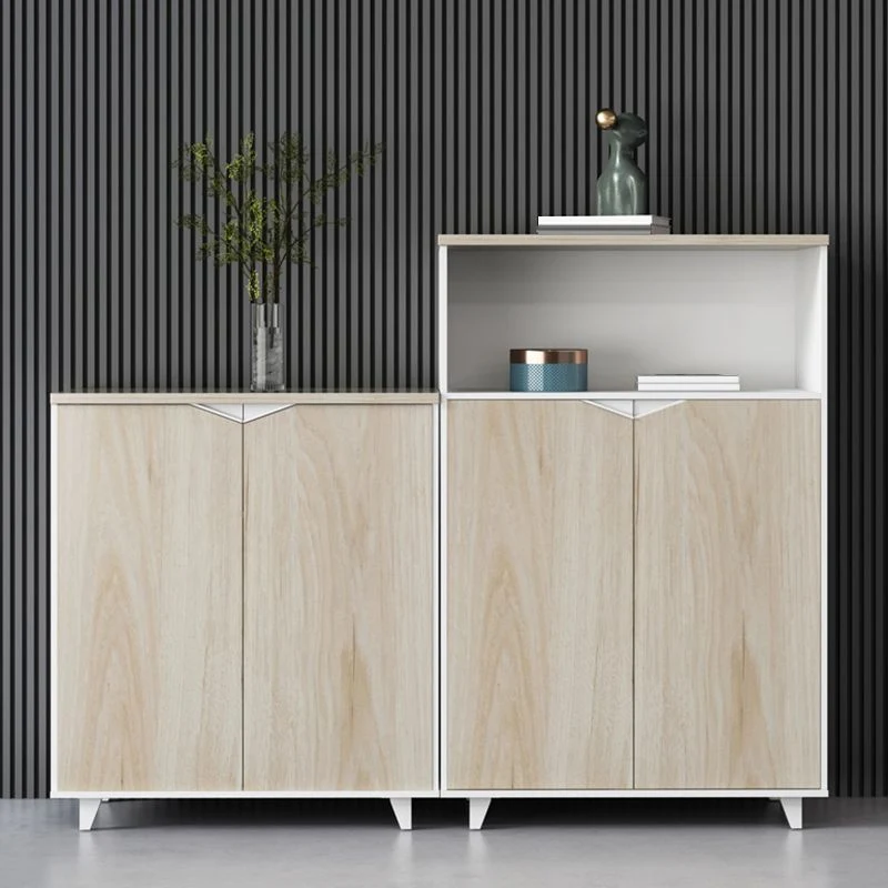 Classeurs de Style nordique cadre en bois massif classeur Vertical bureau Clearhalo