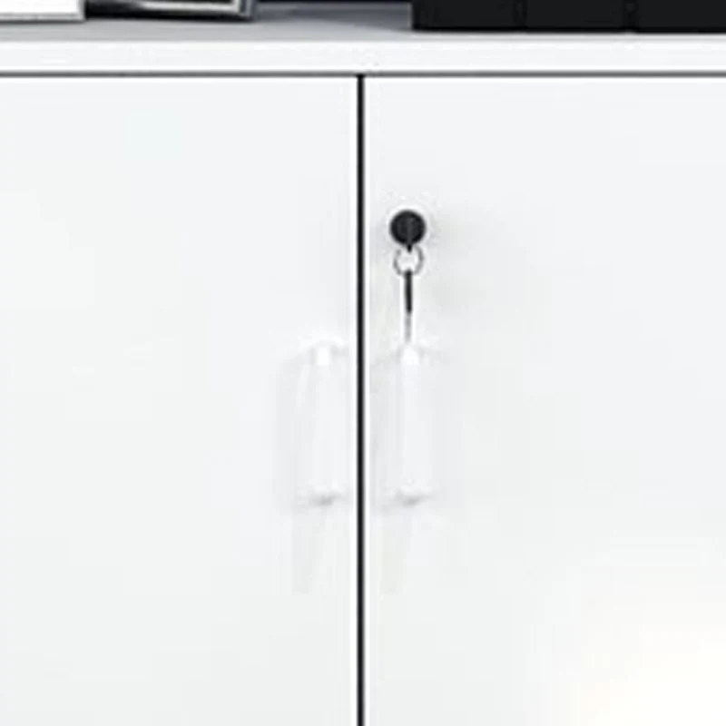 Classeurs de Style nordique serrure à clé classeur Vertical en bois massif bureau Clearhalo