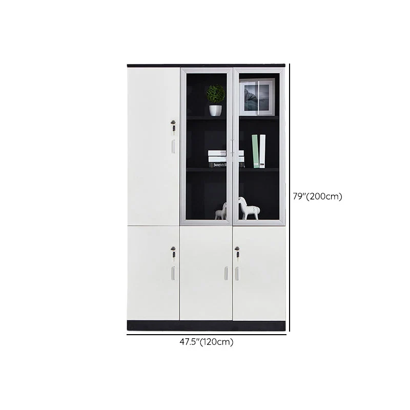 Classeurs traditionnels en bois massif, classeur vertical avec serrure à clé, bureau Clearhalo