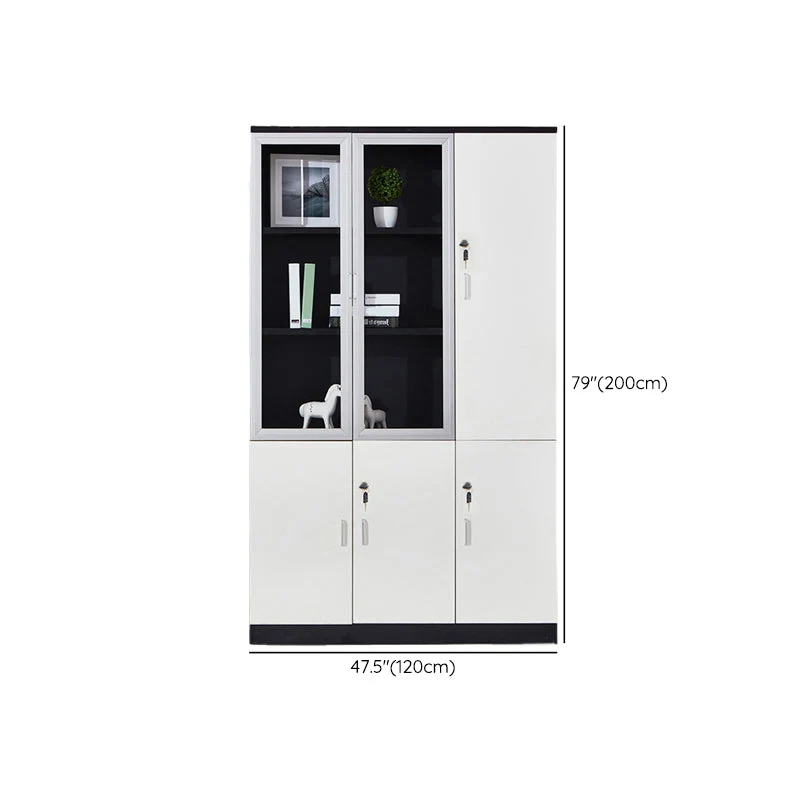 Classeurs traditionnels en bois massif, classeur vertical avec serrure à clé, bureau Clearhalo