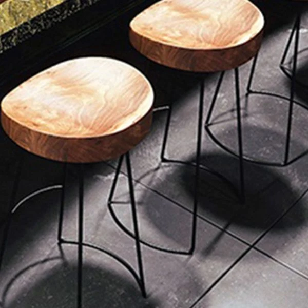 Ensemble de Bar 1/2/5 pièces avec tabourets sans dossier, ensemble de Table de pub Glam en métal pour petits endroits Clea...