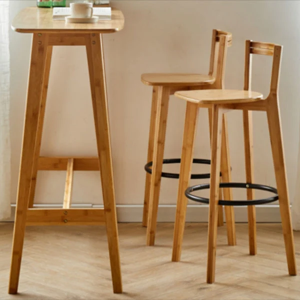 Ensemble de bar de style contemporain, ensemble de salle à manger de pub rectangulaire 1/2/3 pièces pour l'intérieur Clear...