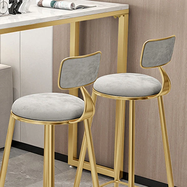 Ensemble de bistro en faux marbre, style Glam, 1/3 pièces, hauteur de bar, ensemble de pub pour l'intérieur Clearhalo