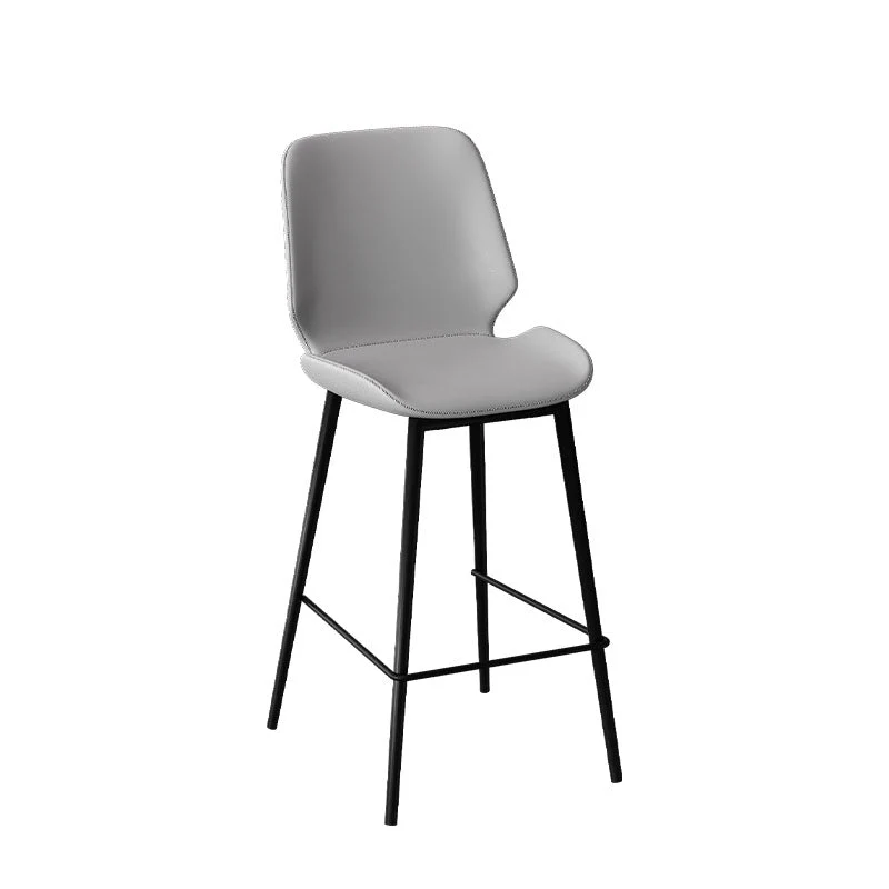 Ensemble de comptoir en pierre blanche, tabouret de Bar et Table d'intérieur modernes, 1/2/5 pièces Clearhalo
