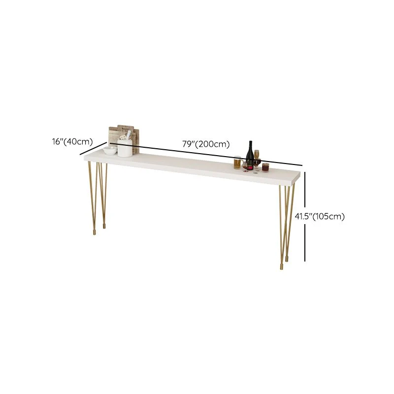 Ensemble de comptoir rectangulaire de style Glam, ensemble de bistro en bois massif 1/2/3/9 pièces Clearhalo