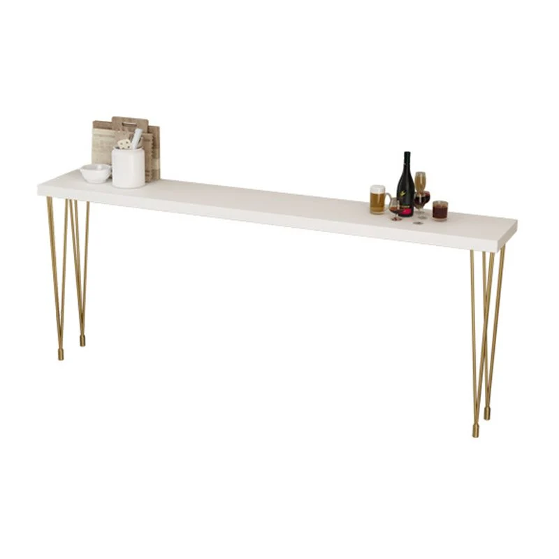 Ensemble de comptoir rectangulaire de style Glam, ensemble de bistro en bois massif 1/2/3/9 pièces Clearhalo