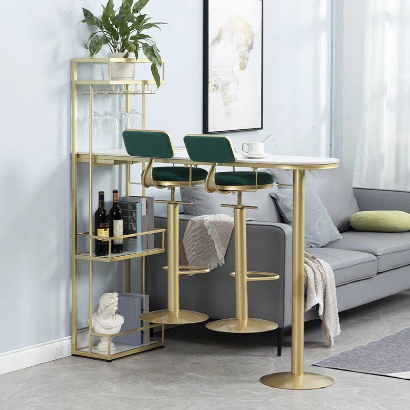 Ensemble de pub de style contemporain, 1/3 pièces, ensemble de salle à manger en pierre pour l'intérieur Clearhalo