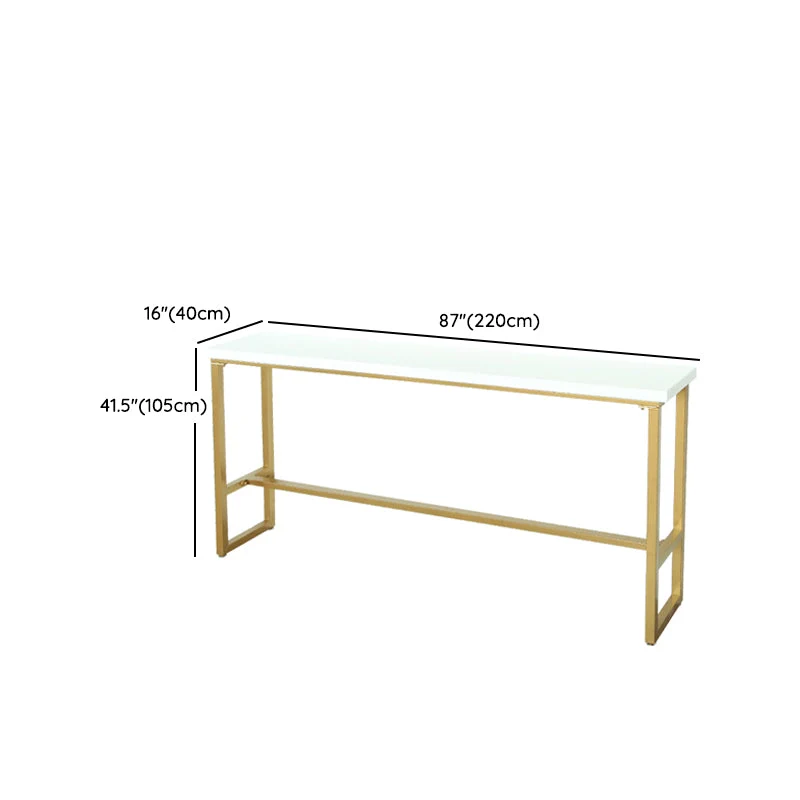 Ensemble de salle à manger de pub 1/3/4 pièces, table rectangulaire et tabouret en bois massif Clearhalo
