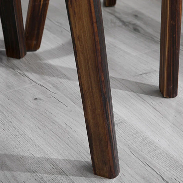 Ensemble de salle à manger de pub en bois massif, ensemble de table et de tabourets contemporains 1/2/3 pièces Clearhalo