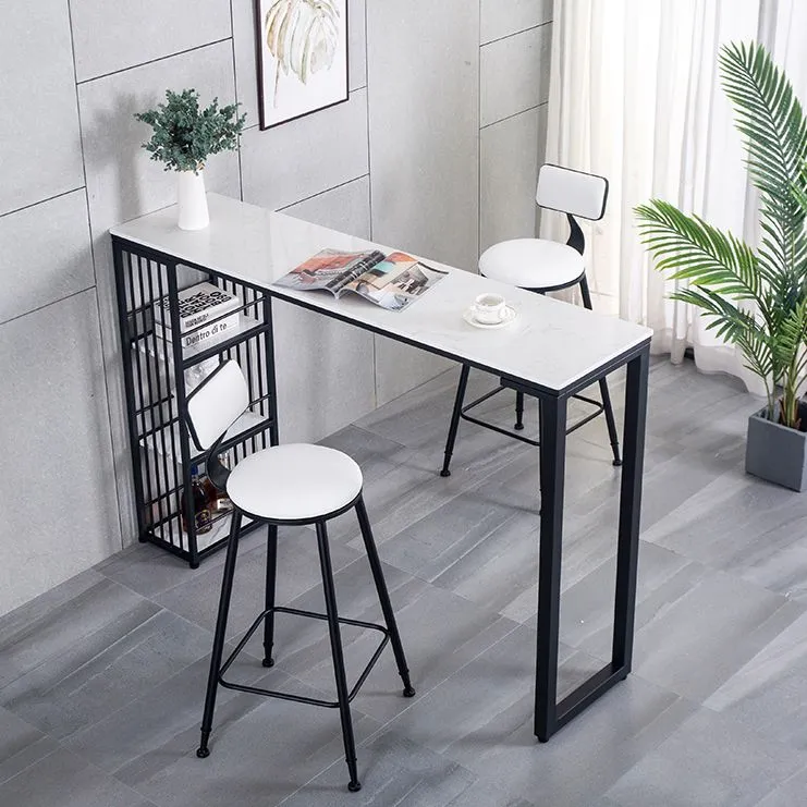 Ensemble de salle à manger de pub industriel, ensemble de tabouret de bar et de table 1/2/3 pièces Clearhalo