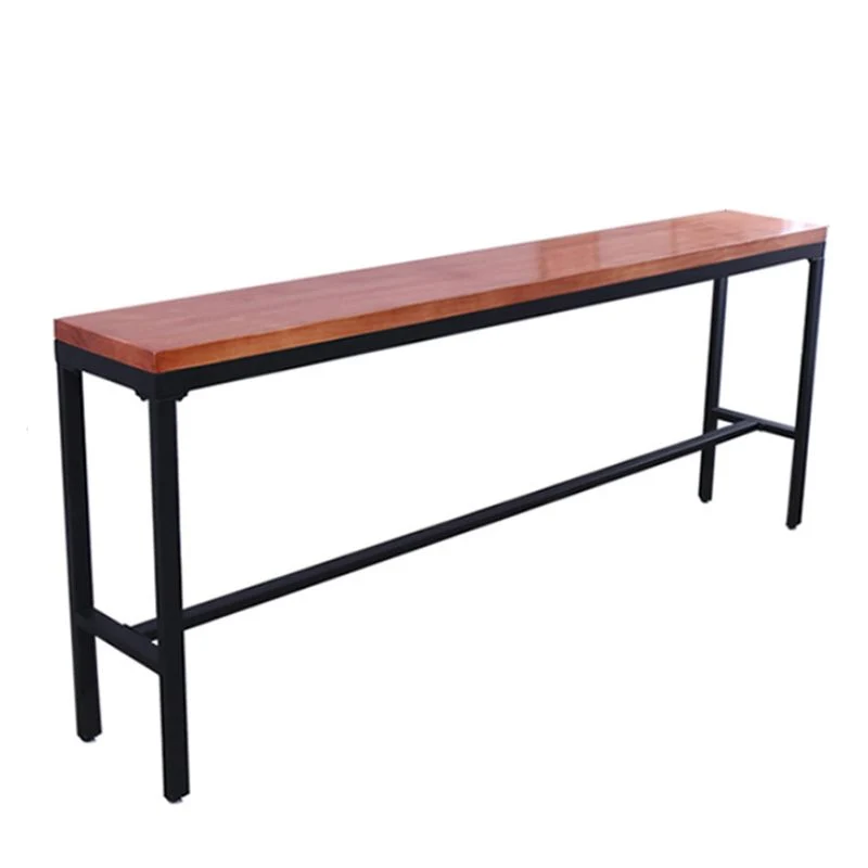 Ensemble de table de bar contemporaine 1/6/11 pièces Table de comptoir rectangulaire en bois massif Clearhalo