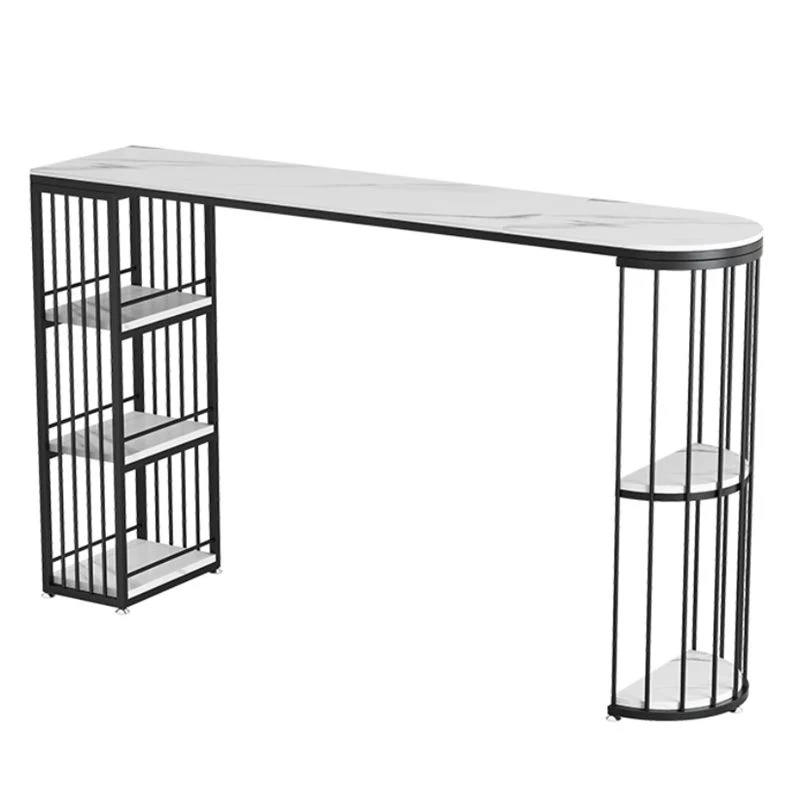 Ensemble de table de bar industriel 1/2/3 pièces, table de comptoir en pierre avec tabourets hauts Clearhalo