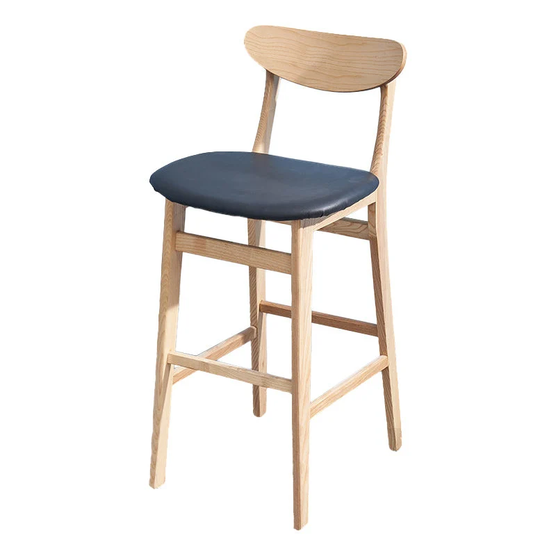 Ensemble de Table de Bar industriel en bois massif, 1/2/3/5 pièces, ensemble de comptoir fixe pour usage domestique Clearhalo