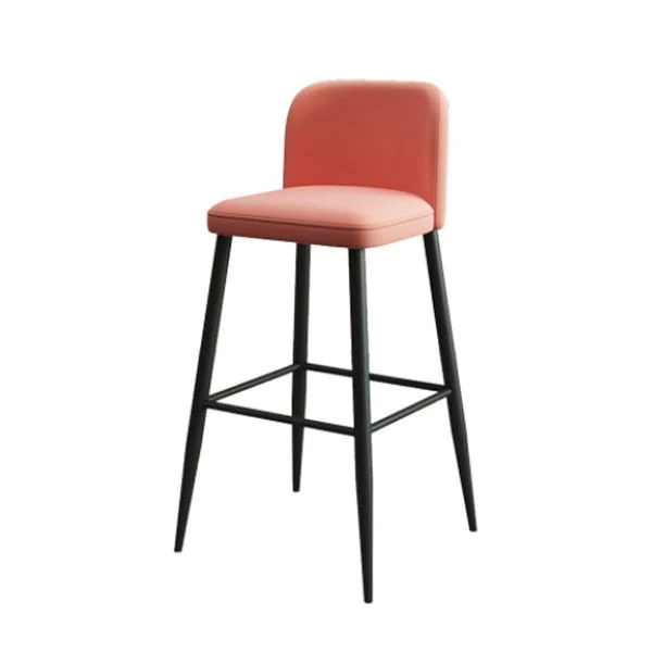 Ensemble de table de bar industriel noir, 1/4 pièces, ensemble de bistro rectangulaire avec dessus en pierre Clearhalo