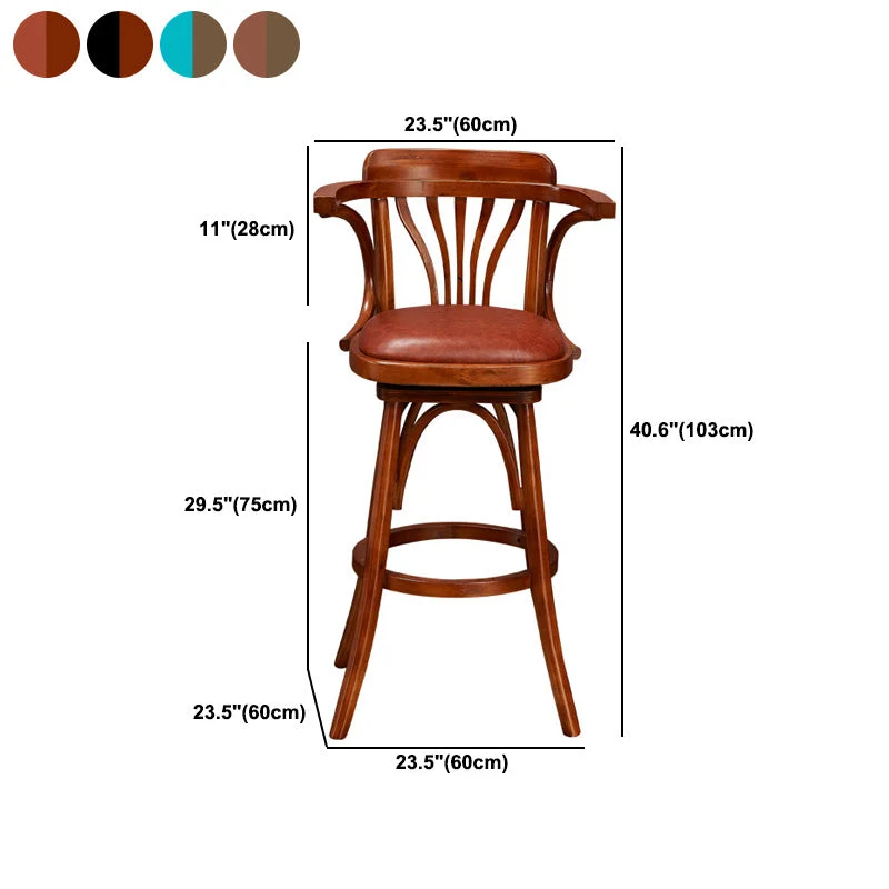Ensemble de Table de Bar industrielle en bois massif, Table de comptoir 1/3/4/5 pièces avec tabourets hauts Clearhalo