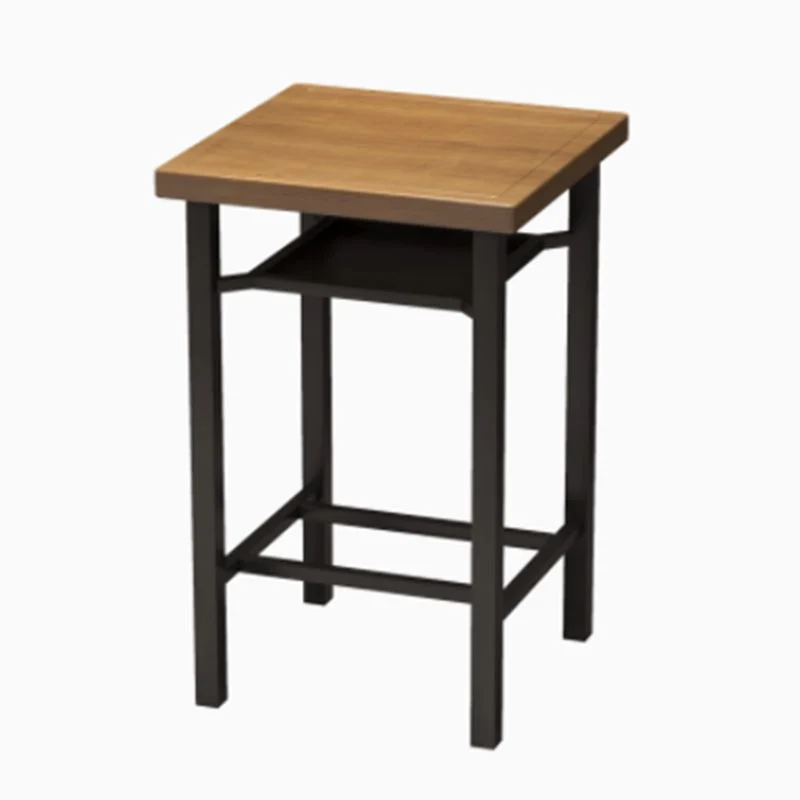 Ensemble de Table de Bar moderne 1/2/5 pièces, Table de comptoir en bois de pin avec tabourets hauts Clearhalo