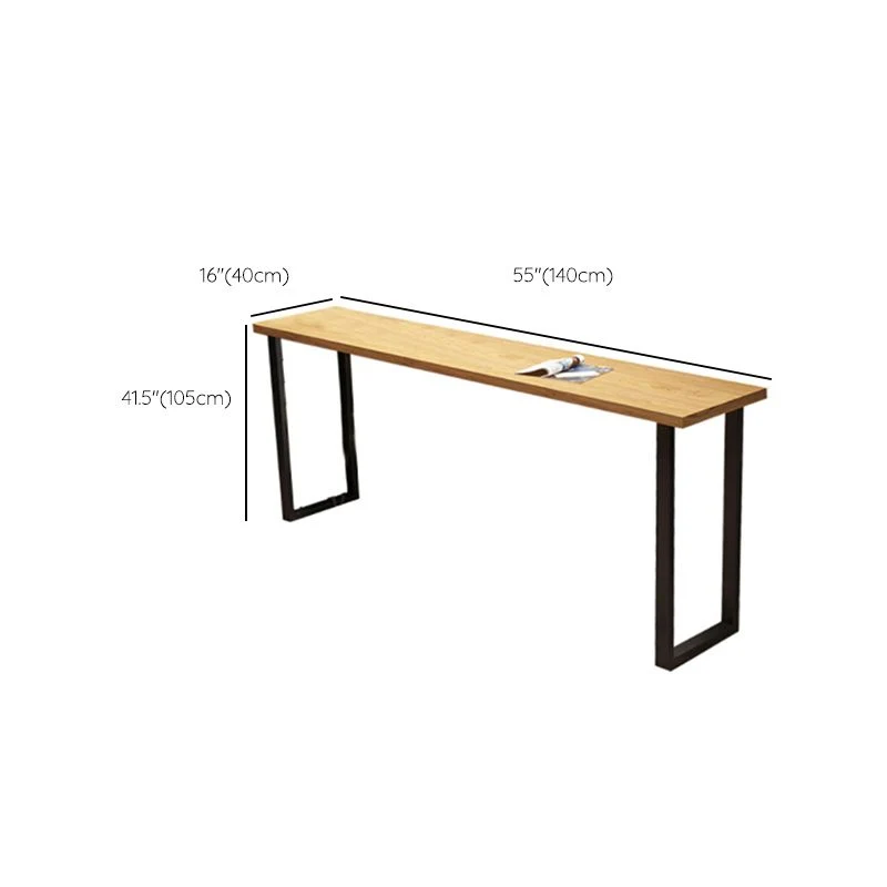 Ensemble de Table de Bar moderne 1/4/5 pièces, Table de comptoir rectangulaire en bois avec tabourets hauts pour café Clea...