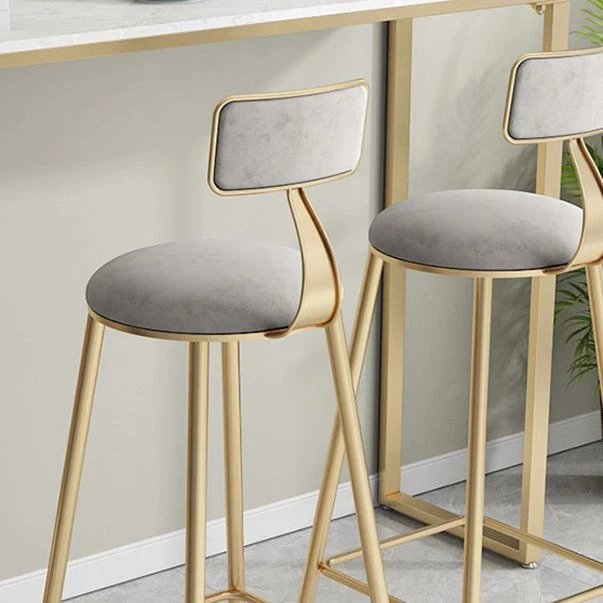 Ensemble de table de bar moderne à double piédestal, 1/3 pièces, table de bar et tabourets à cadre en fer Clearhalo