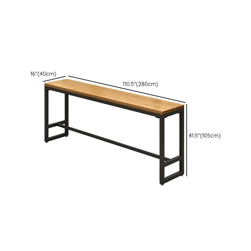 Ensemble de Table de Bar moderne 1/3 pièces, Table de comptoir rectangulaire en bois de pin avec tabourets pour café Clear...