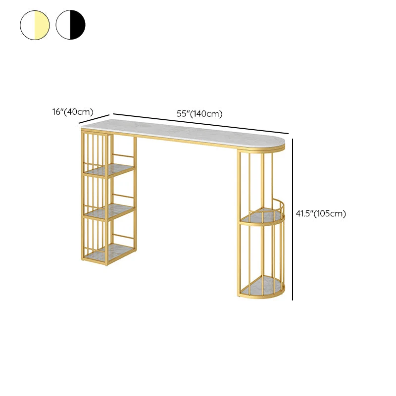 Ensemble de Table de Bar moderne 1/3 pièces, Table de comptoir en pierre avec tabourets pour salle à manger Clearhalo