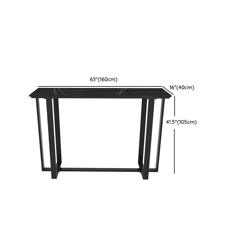 Ensemble de table de bar en pierre moderne, ensemble de salle à manger de pub rectangulaire 1/2/3 pièces Clearhalo