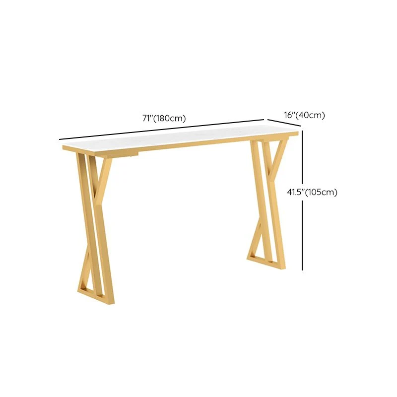 Ensemble de table de bar en pierre rectangulaire de style glamour, 1/2/7 pièces, ensemble de table de pub Clearhalo