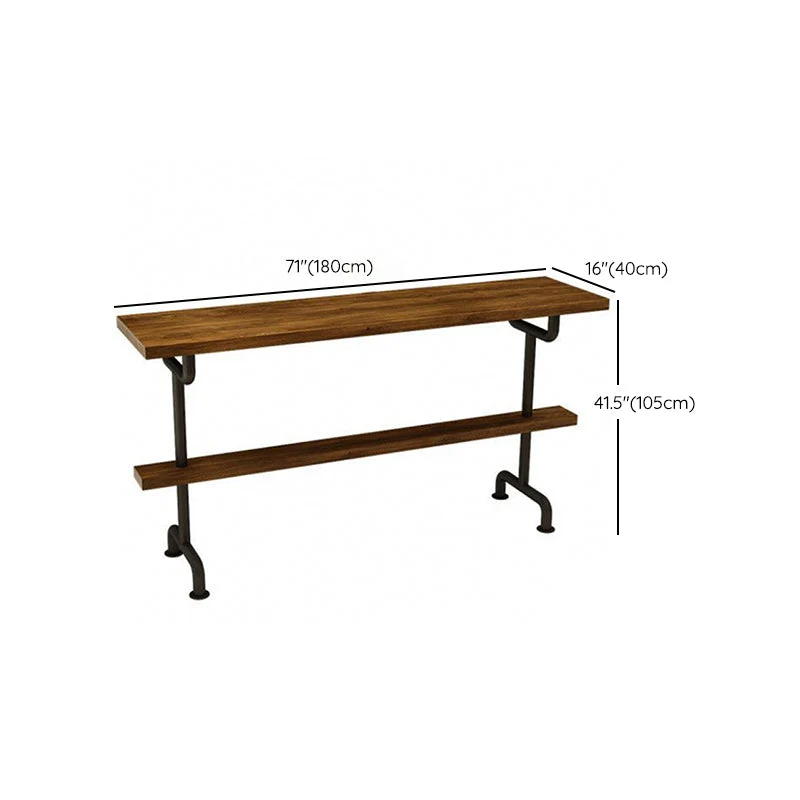 Ensemble de Table de Bar et Pub, 1/2/4/7/9 pièces, tabouret de Bar et Table en bois massif Clearhalo