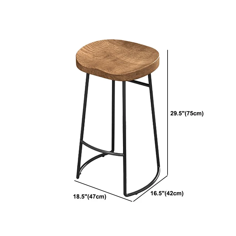Ensemble de table de bar rectangulaire contemporaine 1/2/3 pièces table de bar et tabourets en bois massif Clearhalo