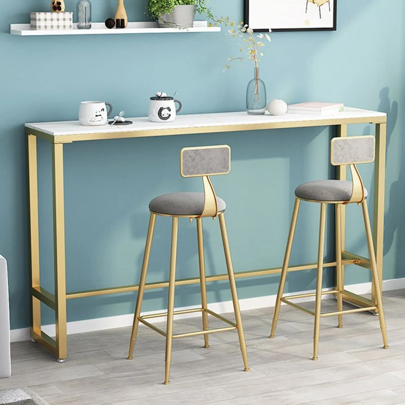 Ensemble de Table de Bar et tabourets contemporains, 1/2/3 pièces, pour la maison Clearhalo