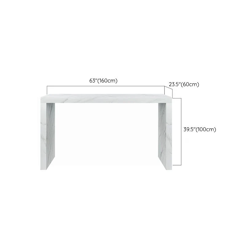 Ensemble de table de pub 1/2/3 pièces Ensemble de table et de tabourets rectangulaires contemporains Clearhalo